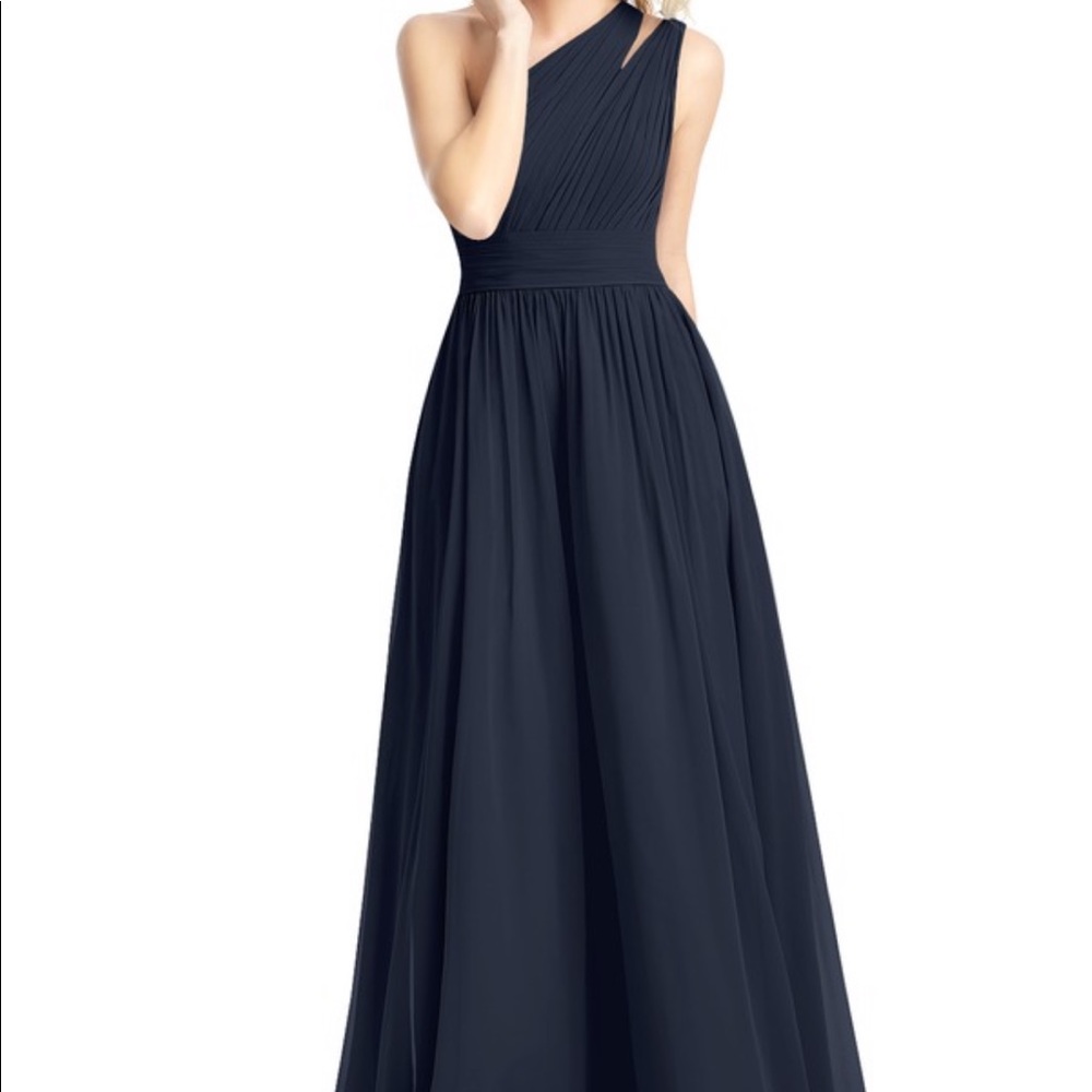 Azazie Molly Dark Navy Bridesmaid Dress